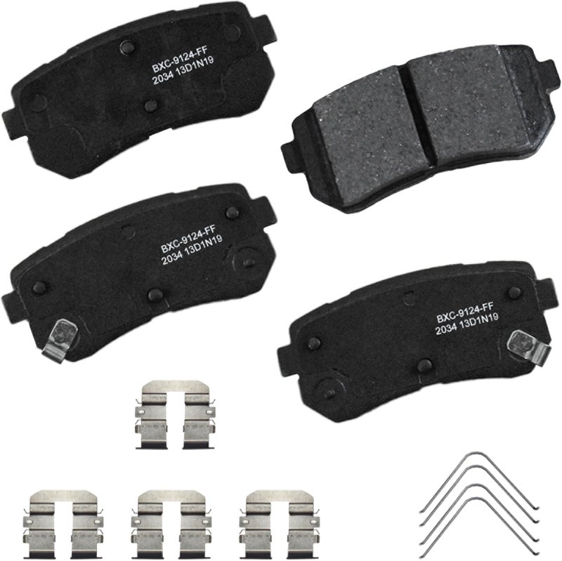 Bendix Premium SBC2034 Ceramic Rear Brake Pads for Hyundai Kona 2022-2018, Kia Seltos 2023-2020 - Image 1